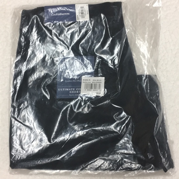 RELISTED Men's croft & barrow flat front shorts - Picture 2 of 3